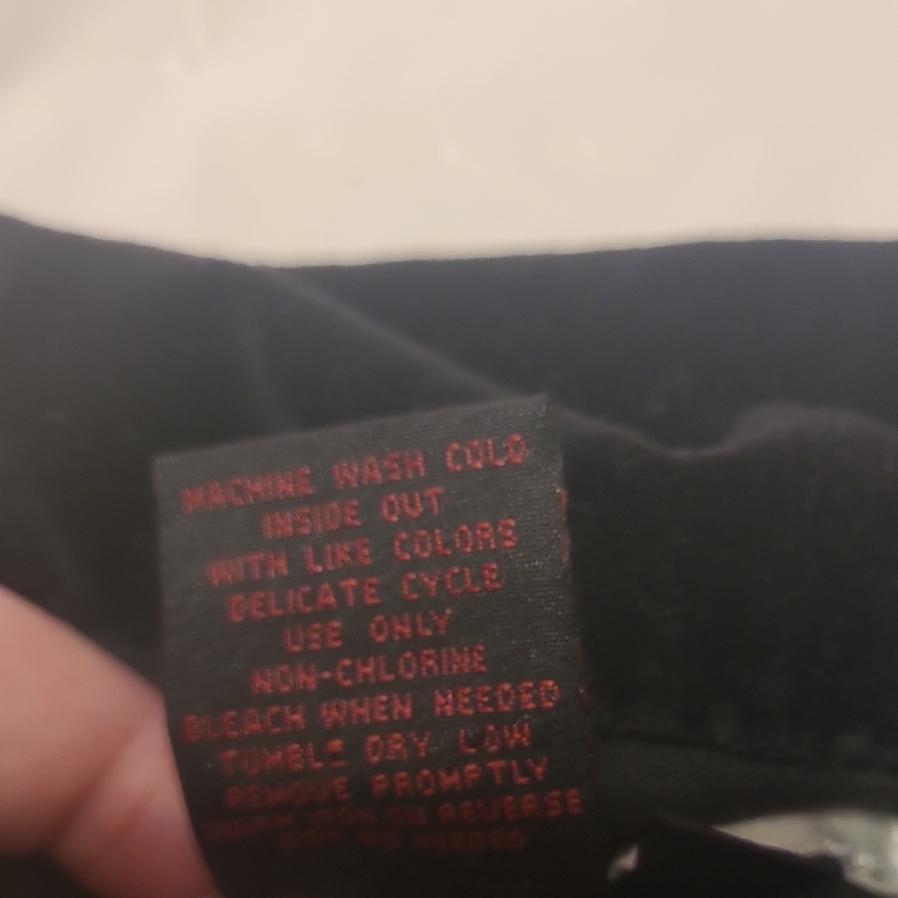 [EUC] Live a Little 🖤 VTG Black Velveteen Jacket w/ Pockets, Sz Medium, 90s-Y2K - Picture 16 of 17